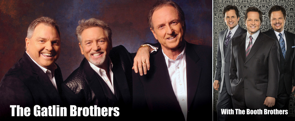 The Gatlin Brothers with The Booth Brothers Info Page Header