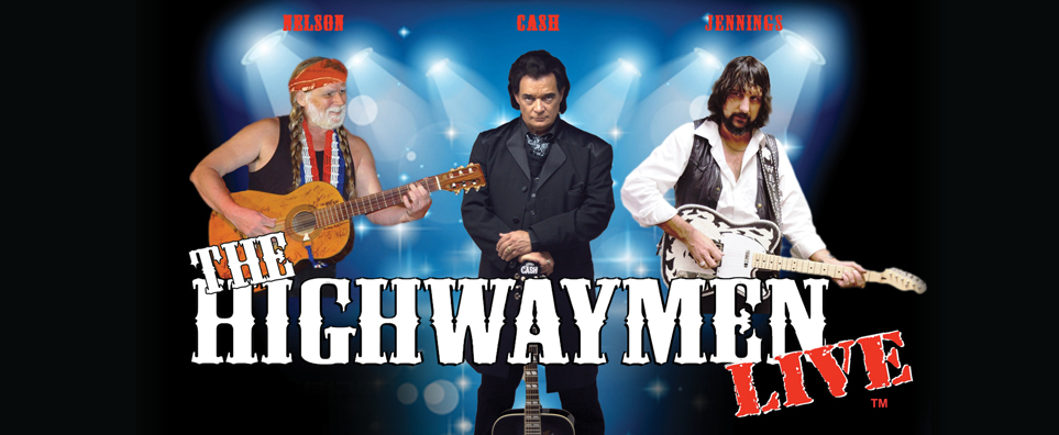 Willie, Waylon and Johnny Cash as...The Highwaymen 
