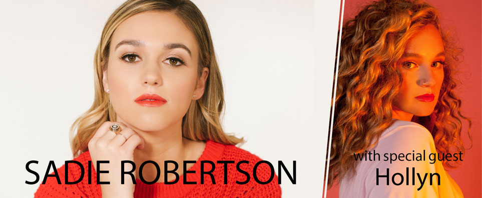 Sadie Robertson with special guest Hollyn Info Page Header