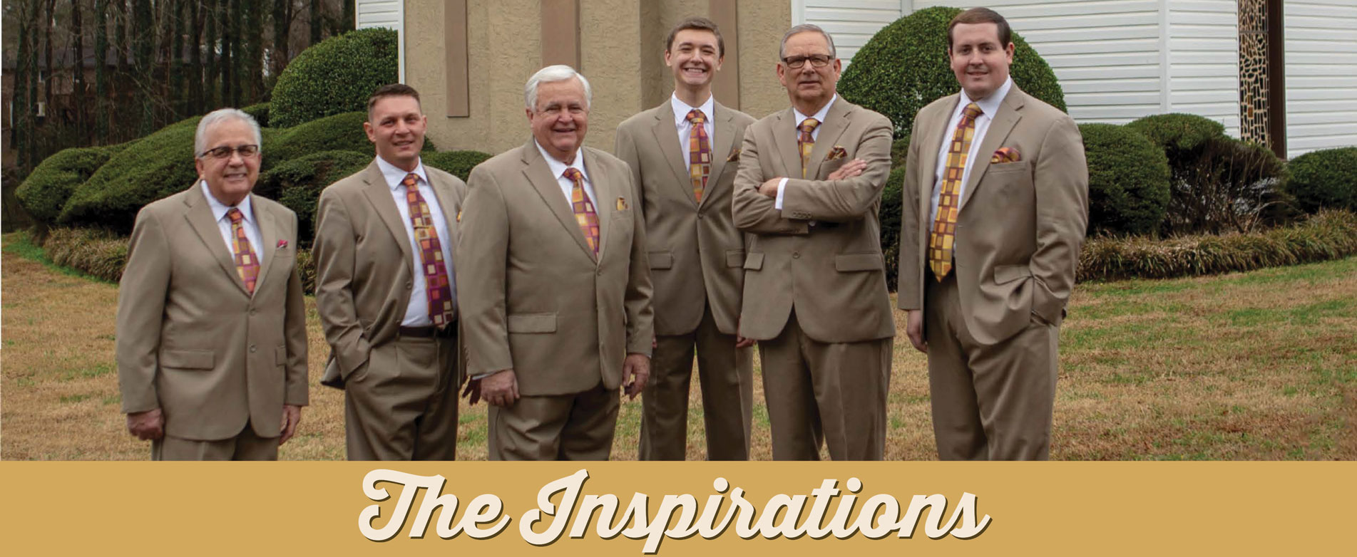 The Inspirations Quartet Info Page Header